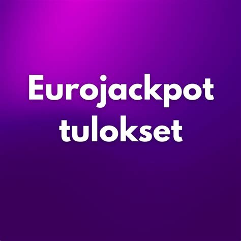 europotti tulokset.
